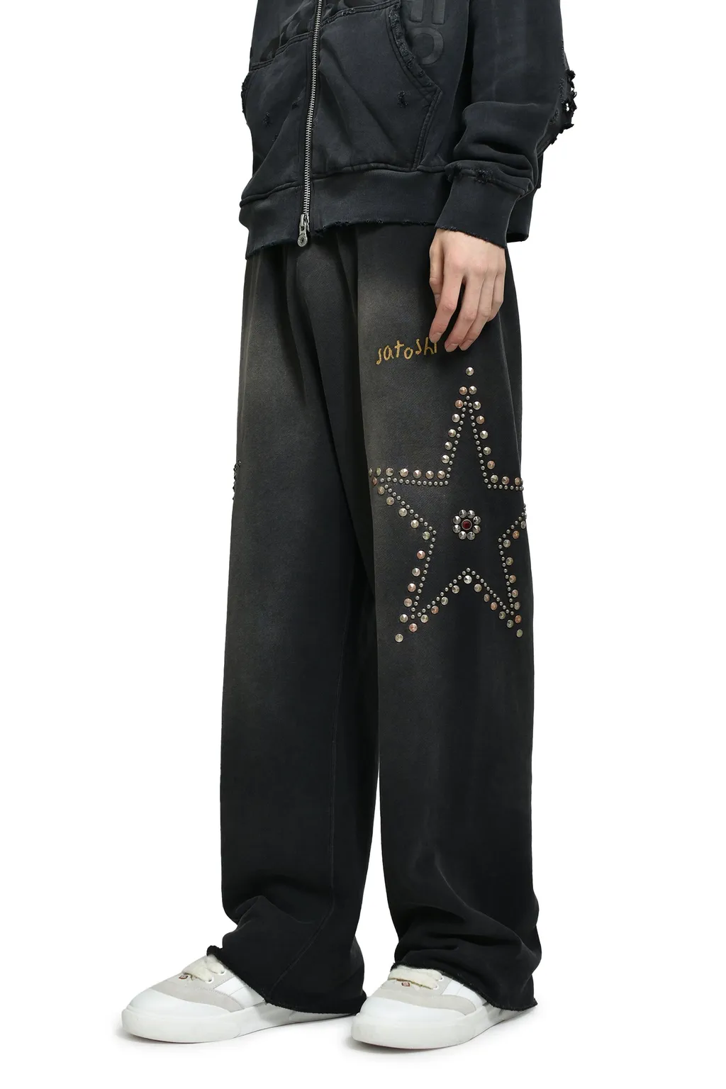 Star Studded Sweatpant / Black