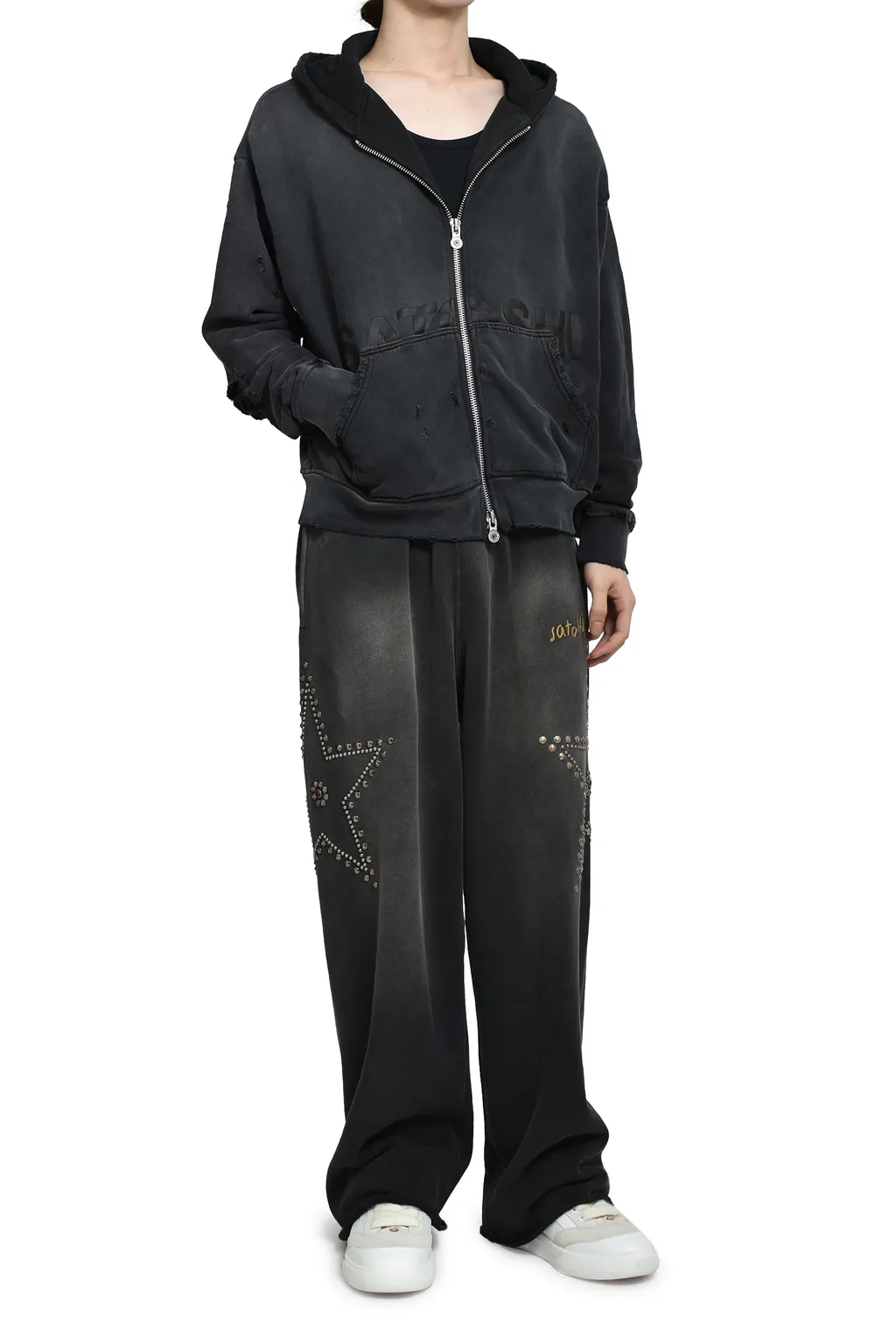 Star Studded Sweatpant / Black