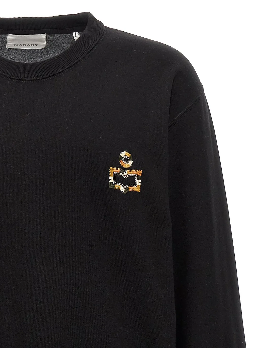 Isabel Marant Mikoe Logo-Embroidered Crewneck Sweatshirt
