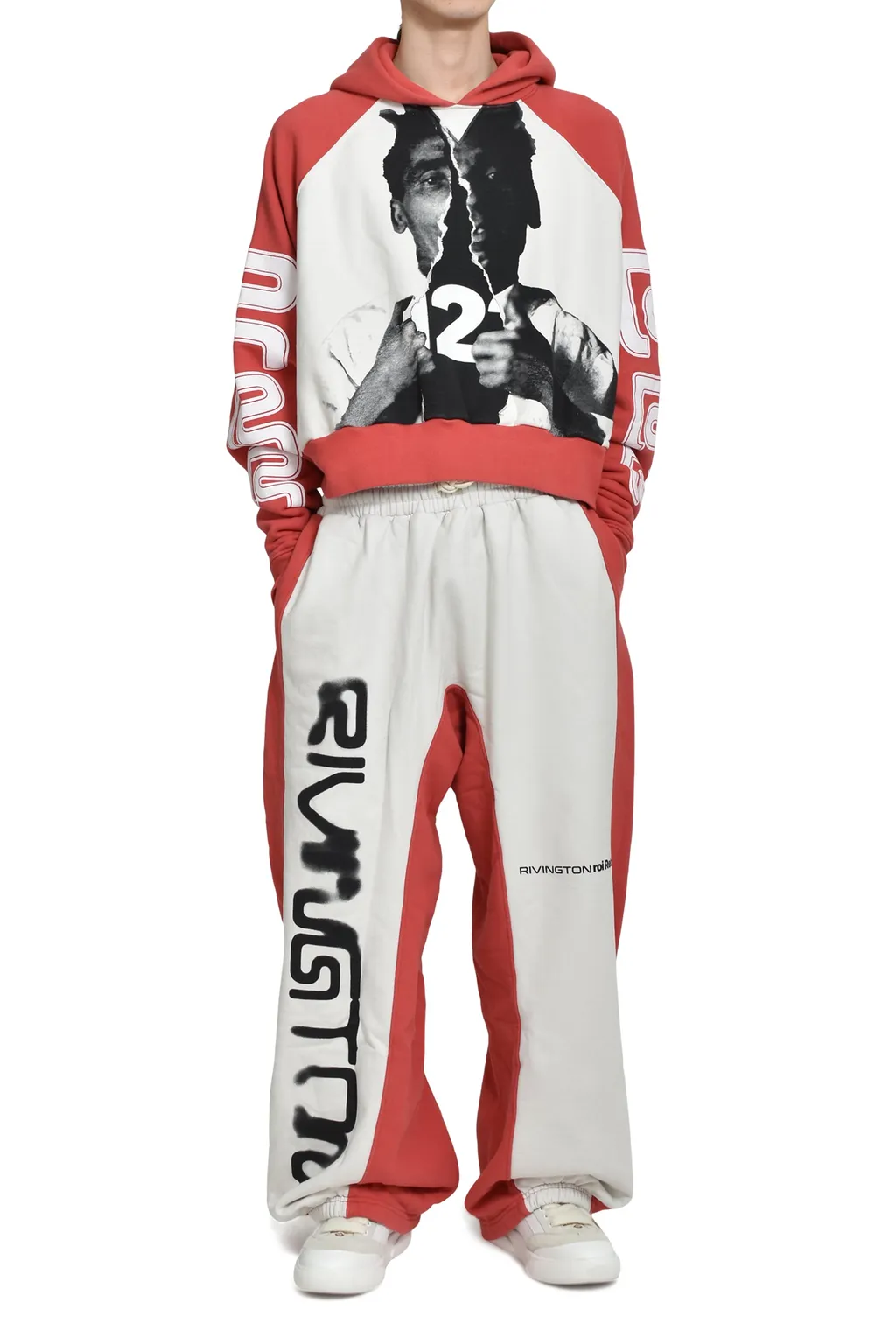 Rivington Fade Penta Sweat / Red / Heather