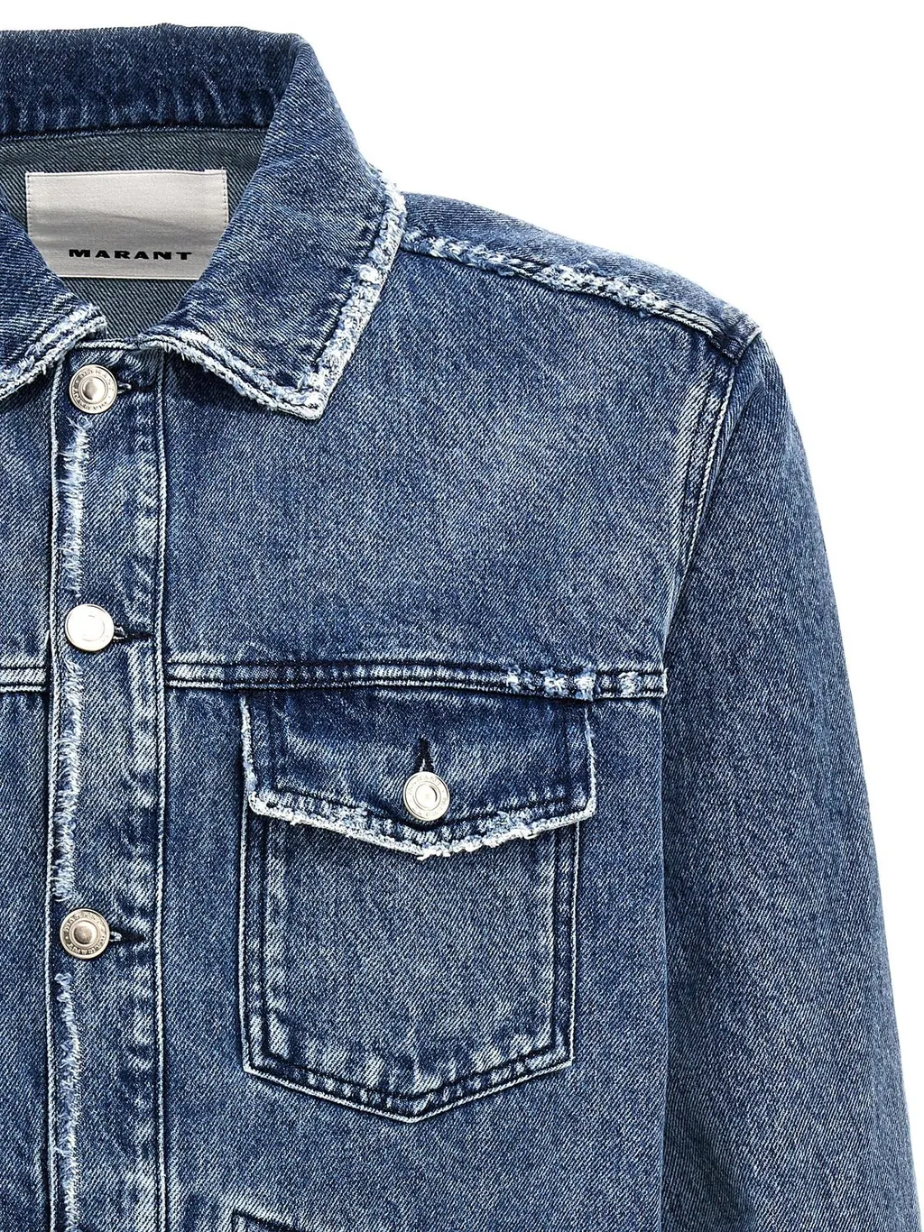 Isabel Marant Jango Button-Up Denim Jacket
