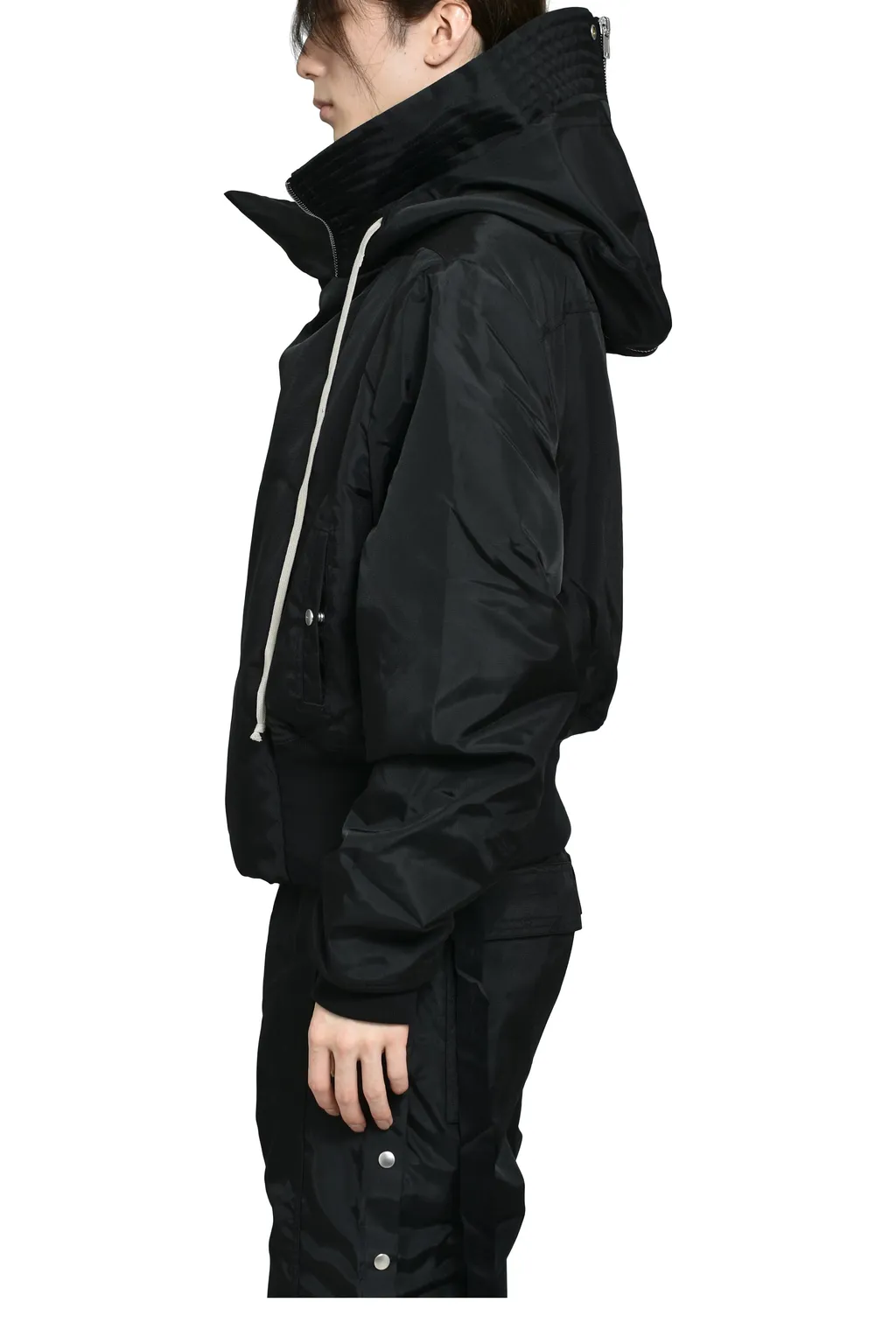 Cropped Alice Parka / Black