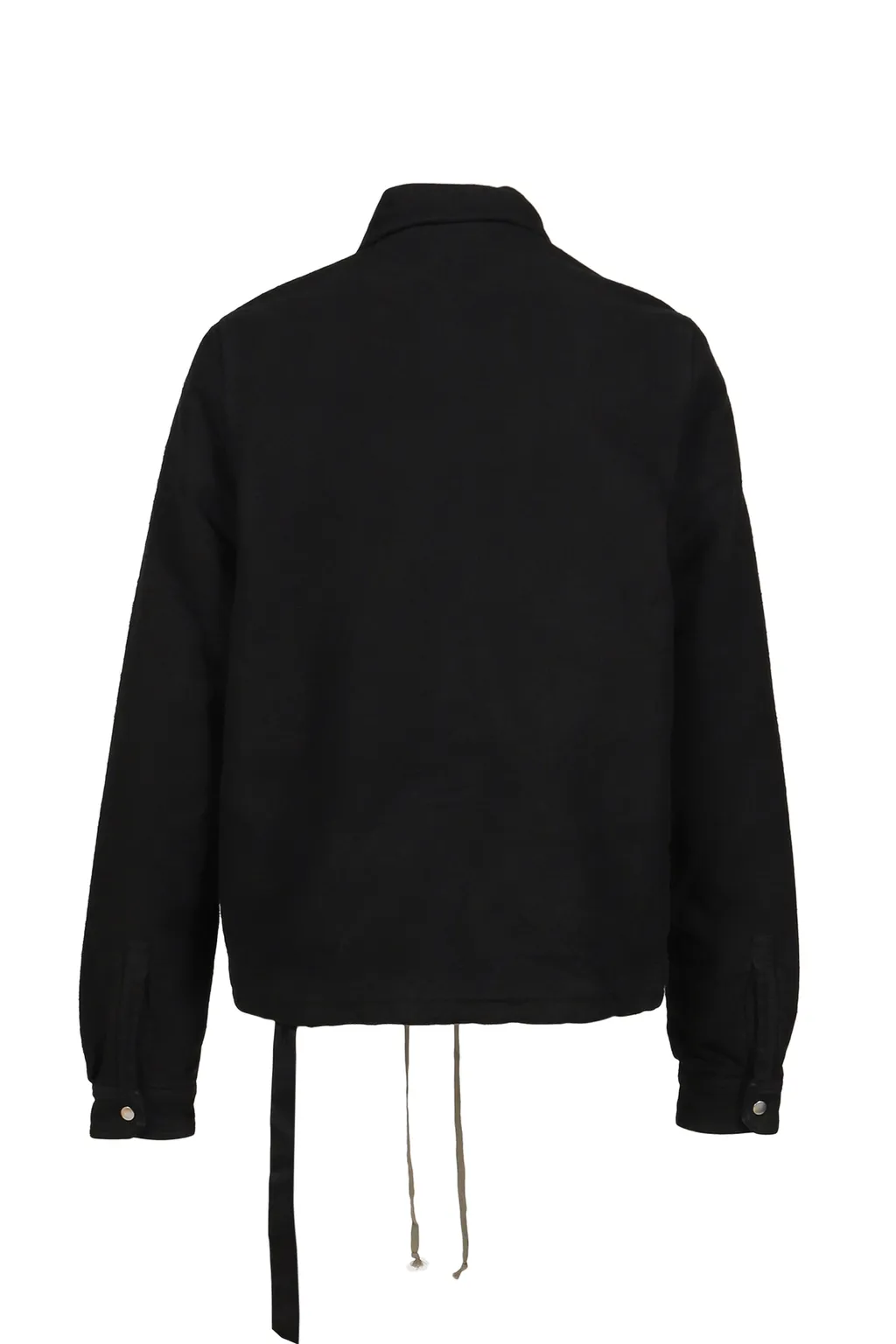 Concealed Zip Front Jkt / Black