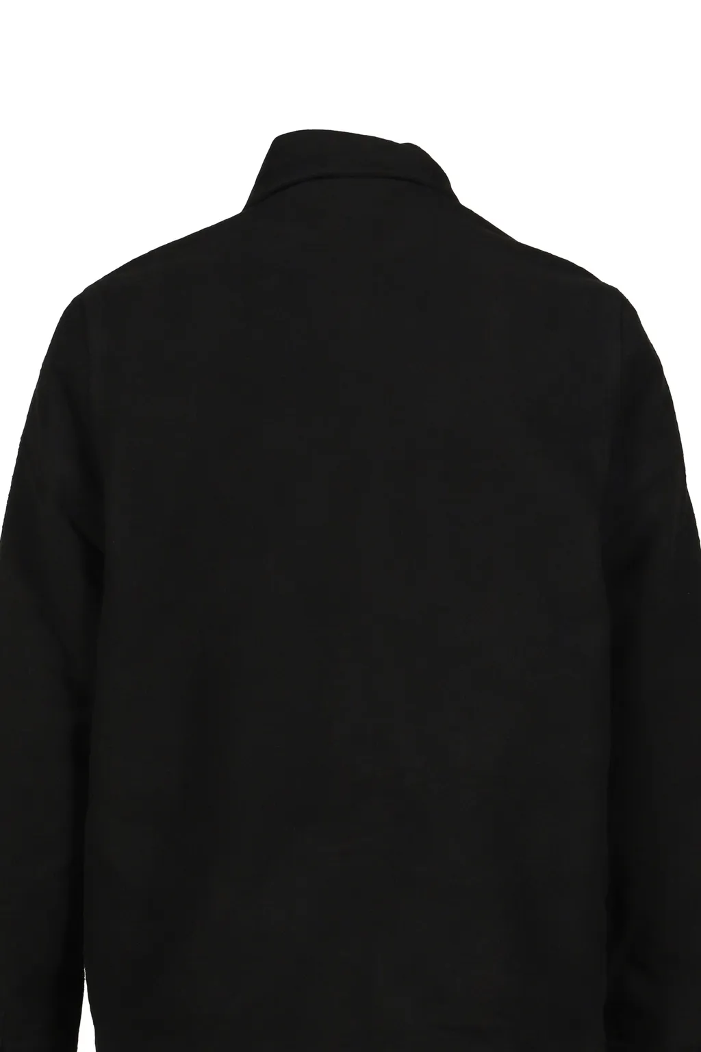 Concealed Zip Front Jkt / Black