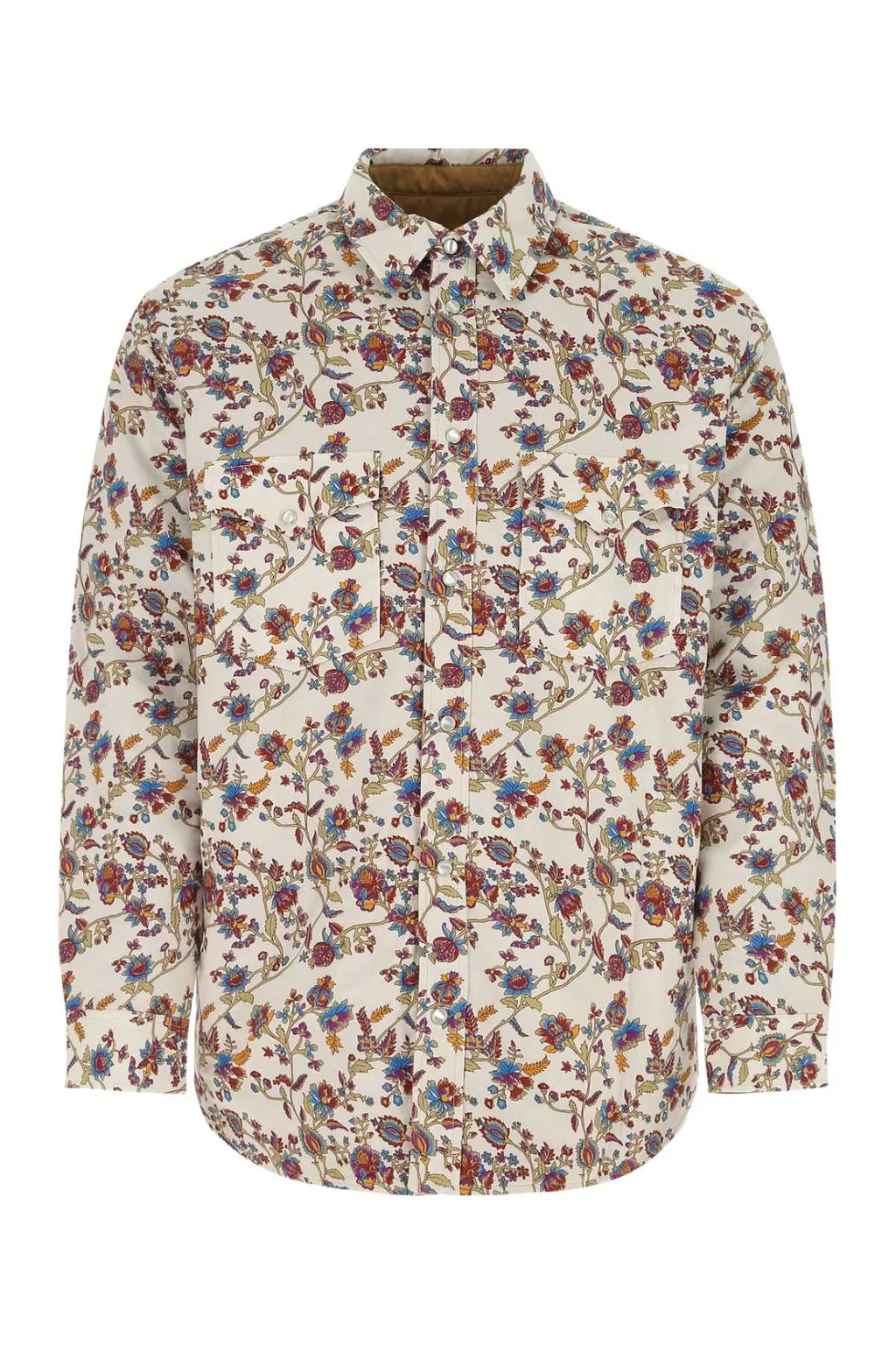 Isabel Marant Floral Print Long-Sleeved Shirt Jacket