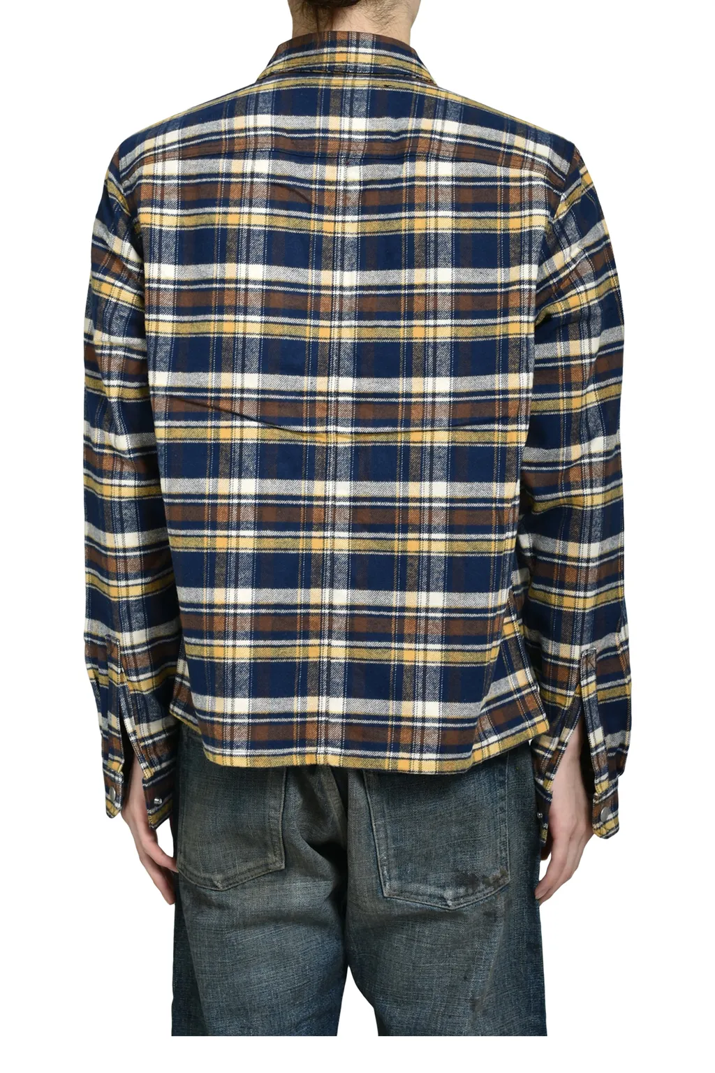 Cropped Outershirt / Gasoline Plaid