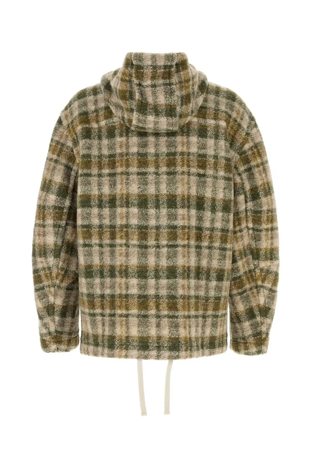 Isabel Marant Checked Zipped Hooded Jacket