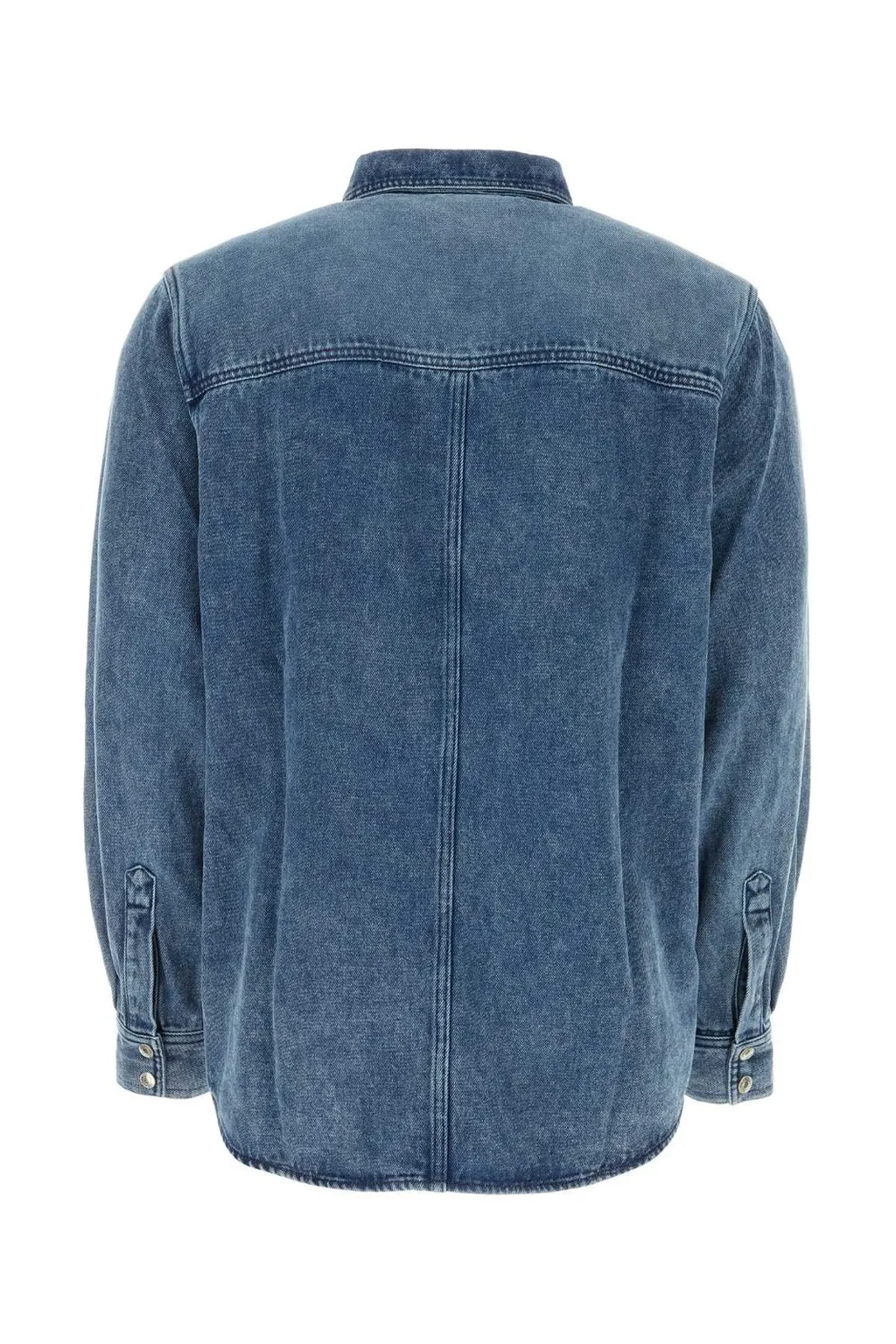 Isabel Marant Long-Sleeved Button-Up Denim Shirt