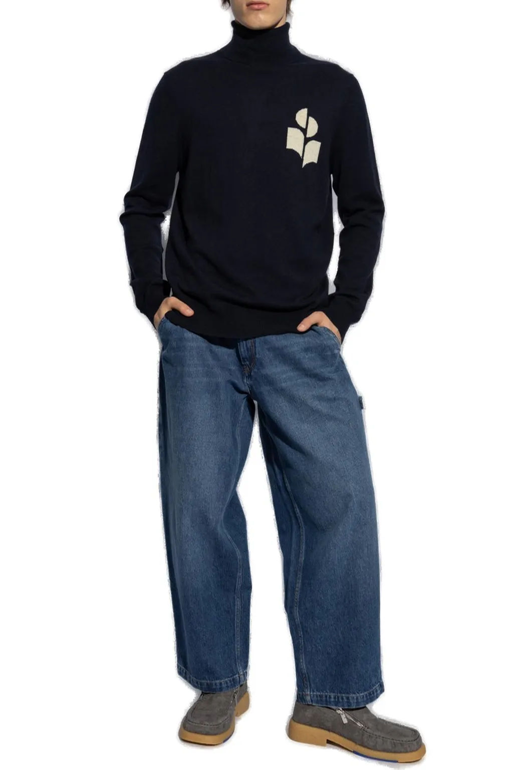 Isabel Marant Jorama Logo-Patch Jeans
