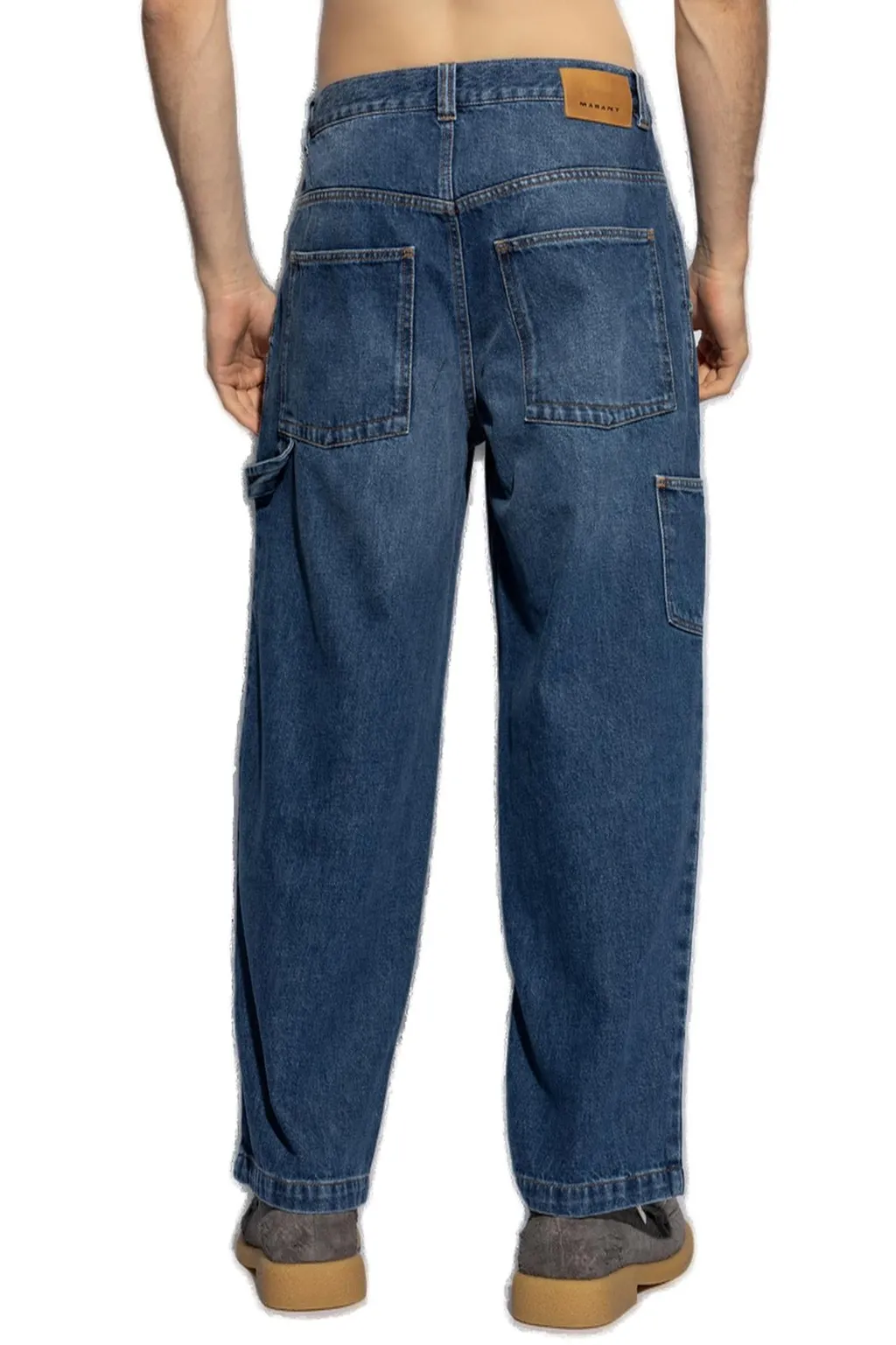 Isabel Marant Jorama Logo-Patch Jeans