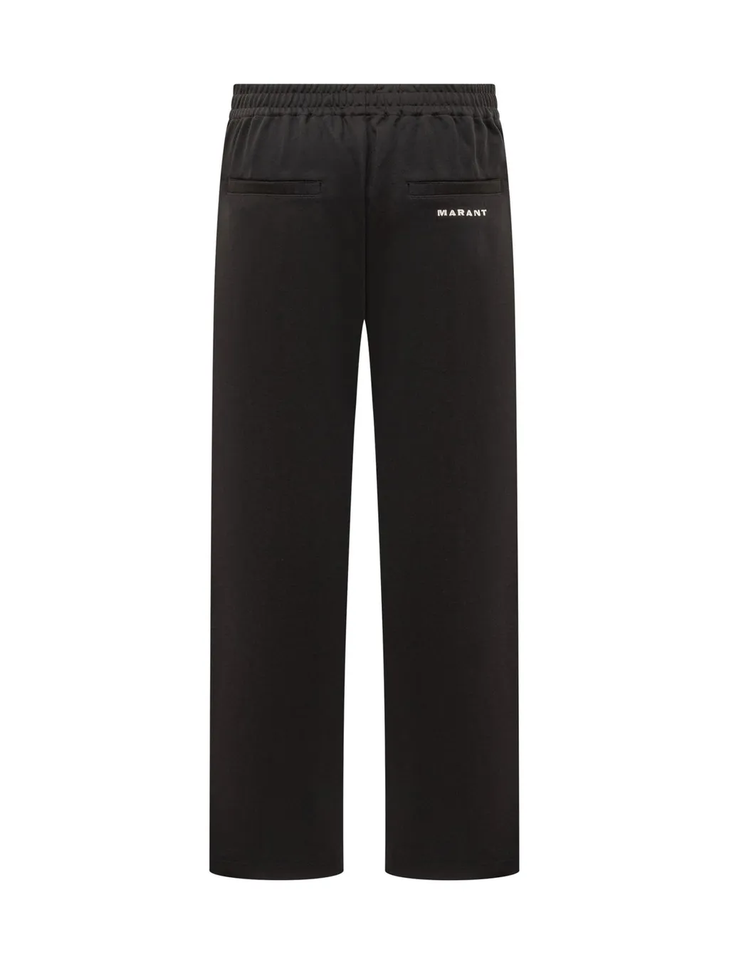 Isabel Marant Logo Embroidered Straight-Leg Pants
