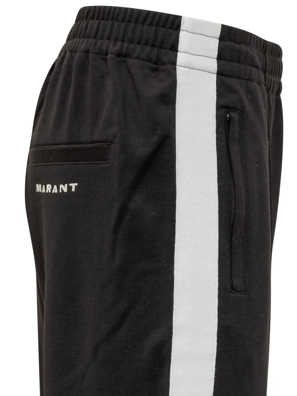 Isabel Marant Logo Embroidered Straight-Leg Pants
