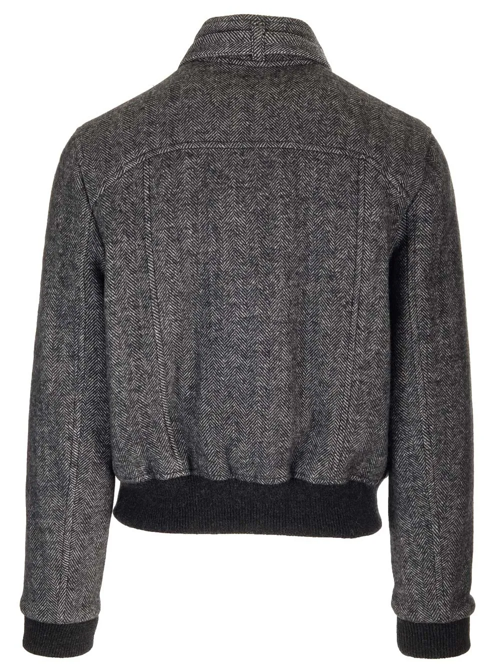 Isabel Marant High-Neck Buttoned Bomber Jacket