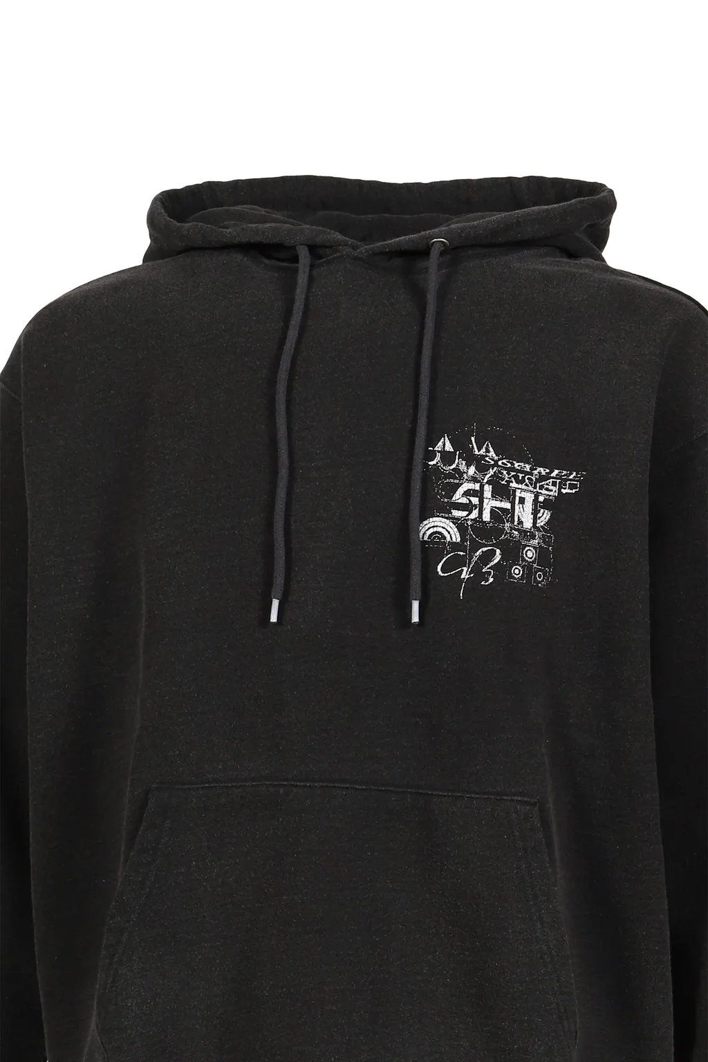 Devastated Wall Hoodie / Black