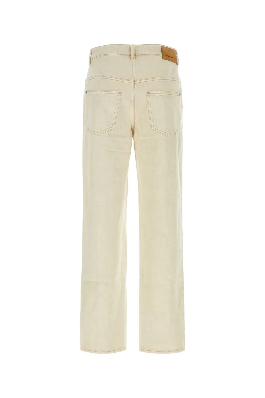 Isabel Marant Logo Patch Straight-Leg Pants