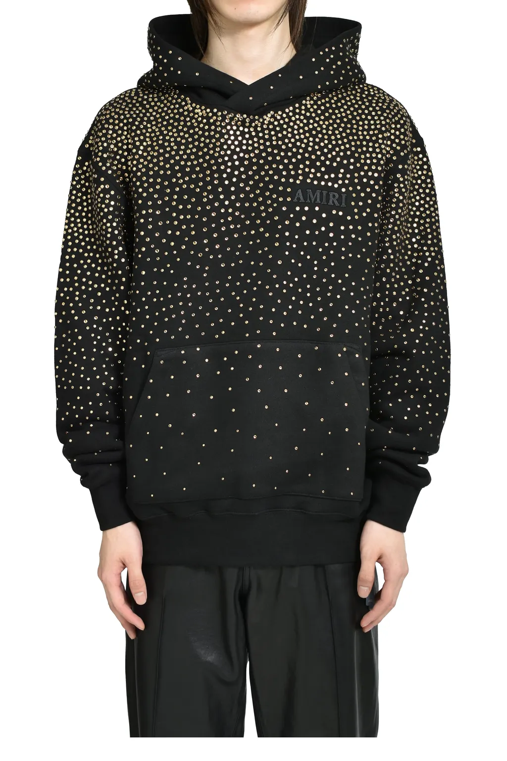 Crystal Amiri Hoodie / Black