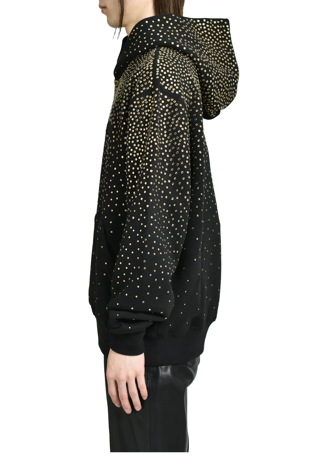 Crystal Amiri Hoodie / Black