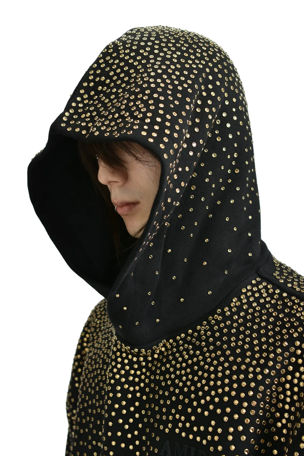 Crystal Amiri Hoodie / Black
