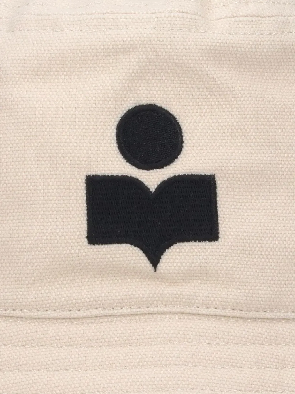 Isabel Marant Logo Embroidered Narrow Brim Bucket Hat