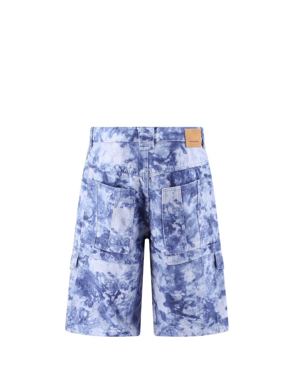 Isabel Marant Jemuel Bleached-Effect Cargo Shorts