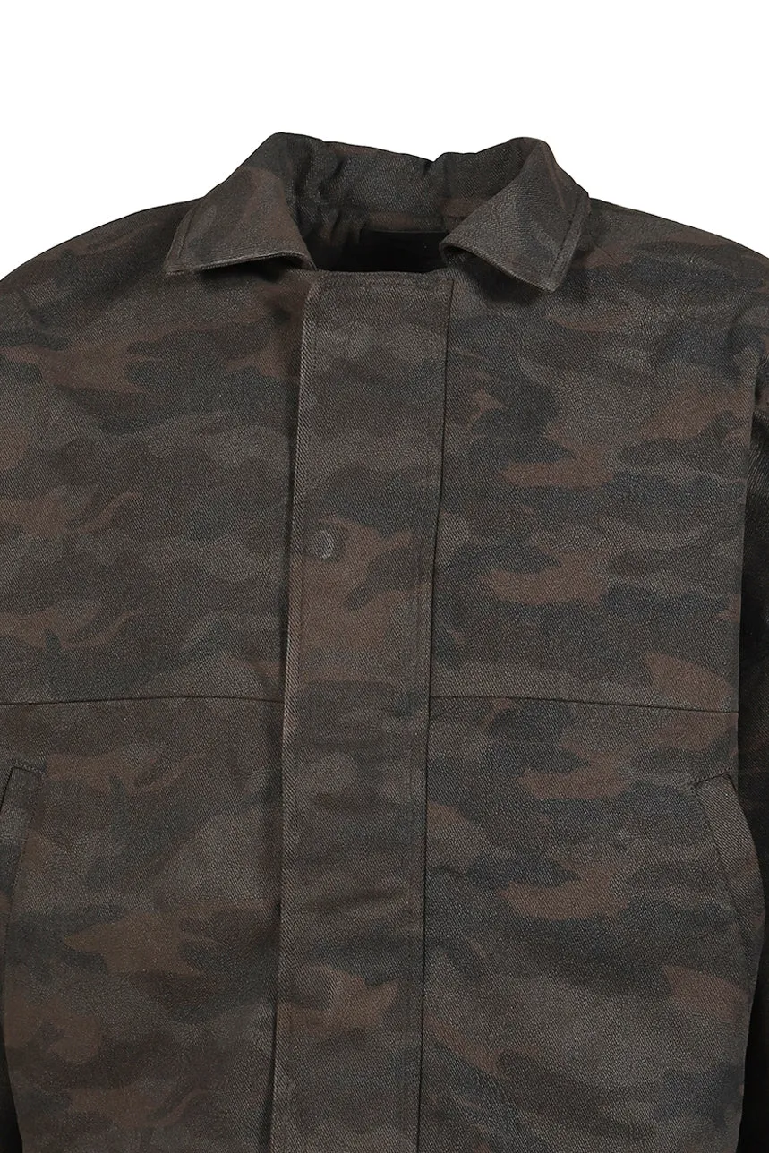 Night Camo Trucker Jacket / D.Camo