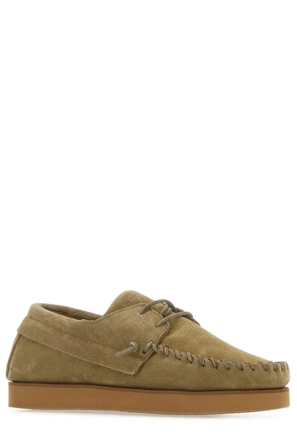Isabel Marant Stitch Detailed Lace-Up Sneakers