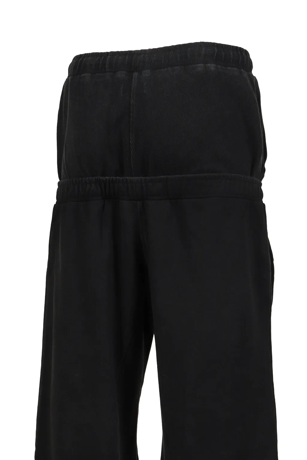 Double Sweat Pants / Washed Blk
