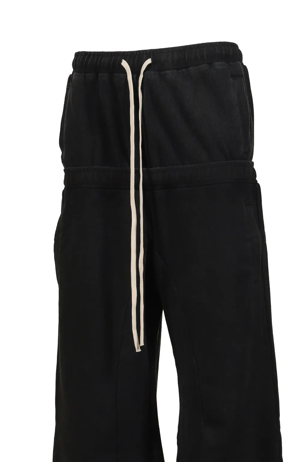 Double Sweat Pants / Washed Blk