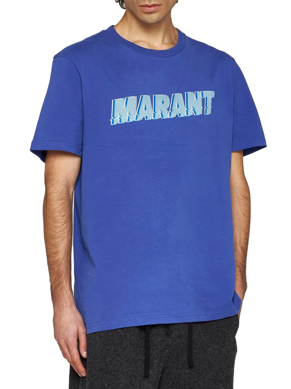 Isabel Marant Logo Printed Crewneck T-Shirt