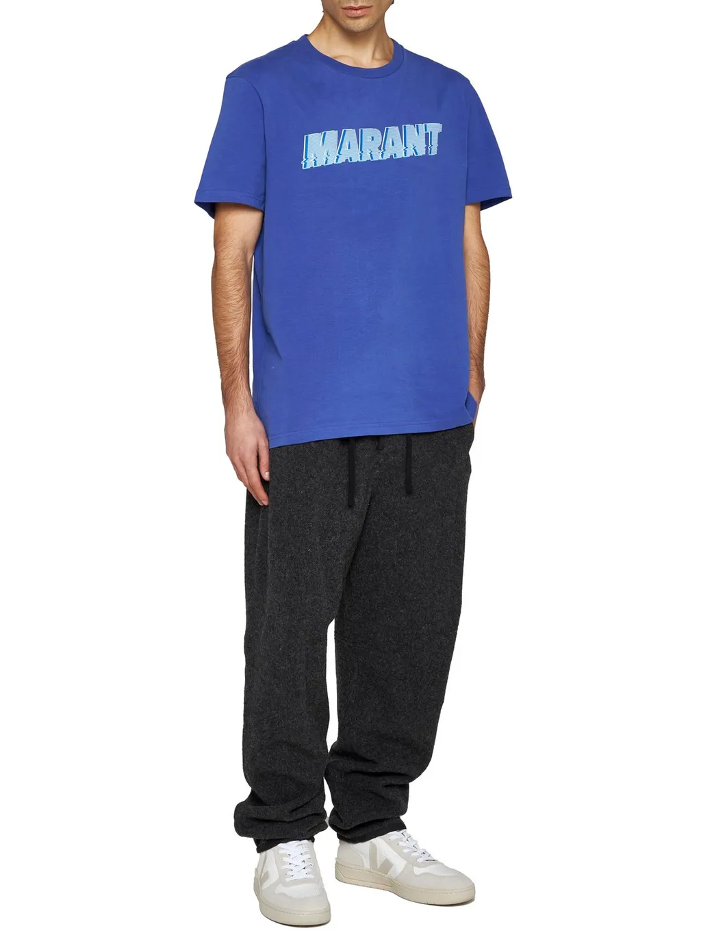 Isabel Marant Logo Printed Crewneck T-Shirt