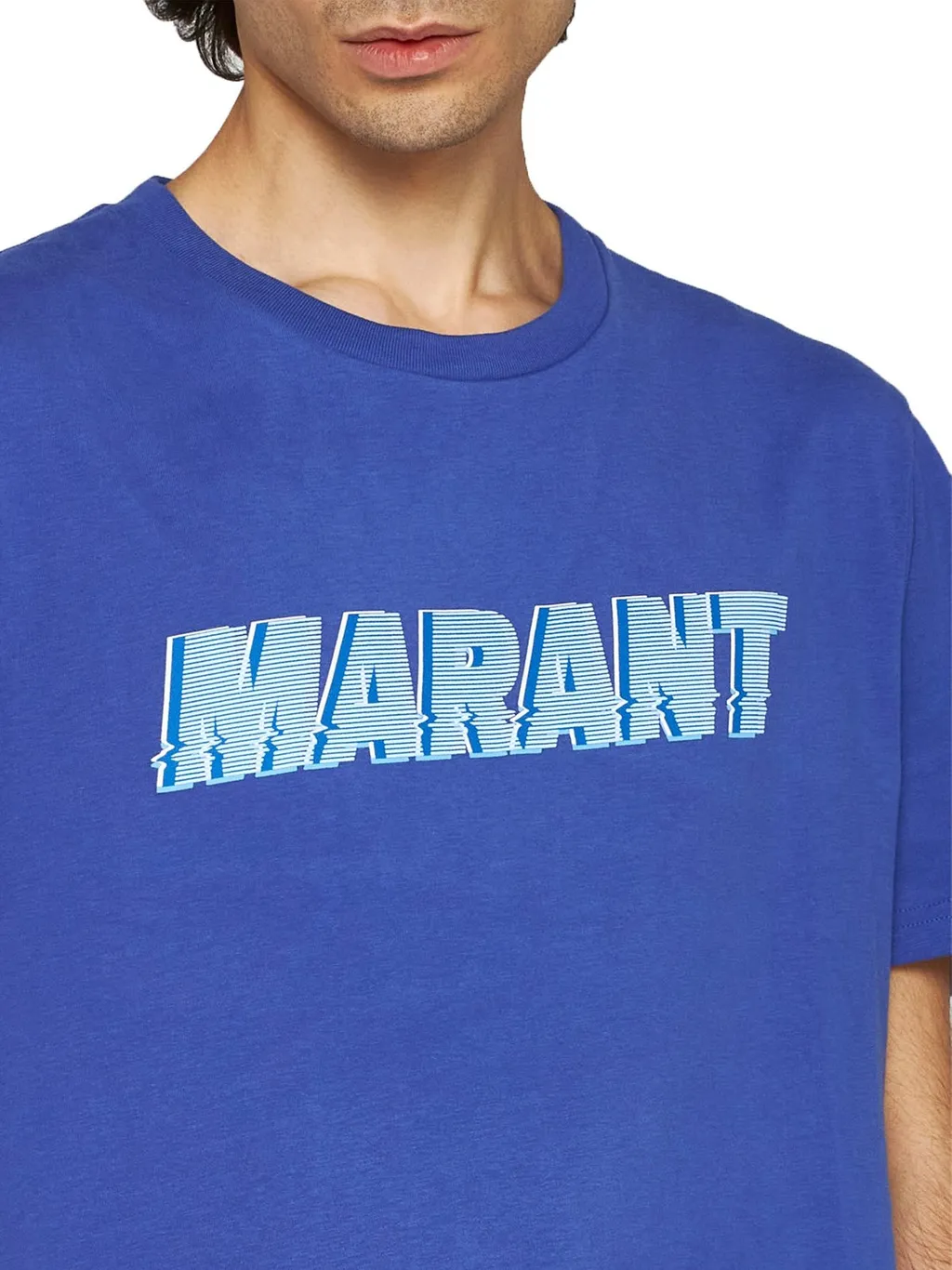Isabel Marant Logo Printed Crewneck T-Shirt