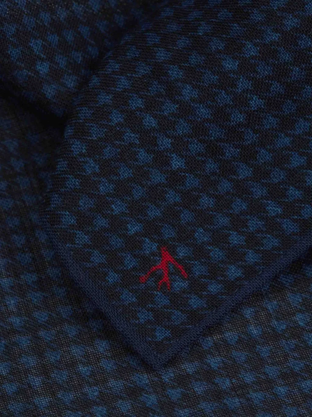 Isaia Geometric Pattern Pochette