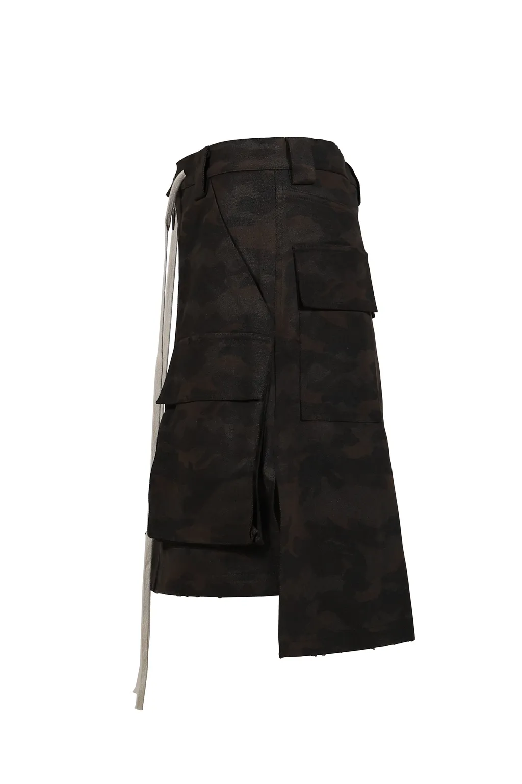 Night Camo Cargo Skirt / D.Camo