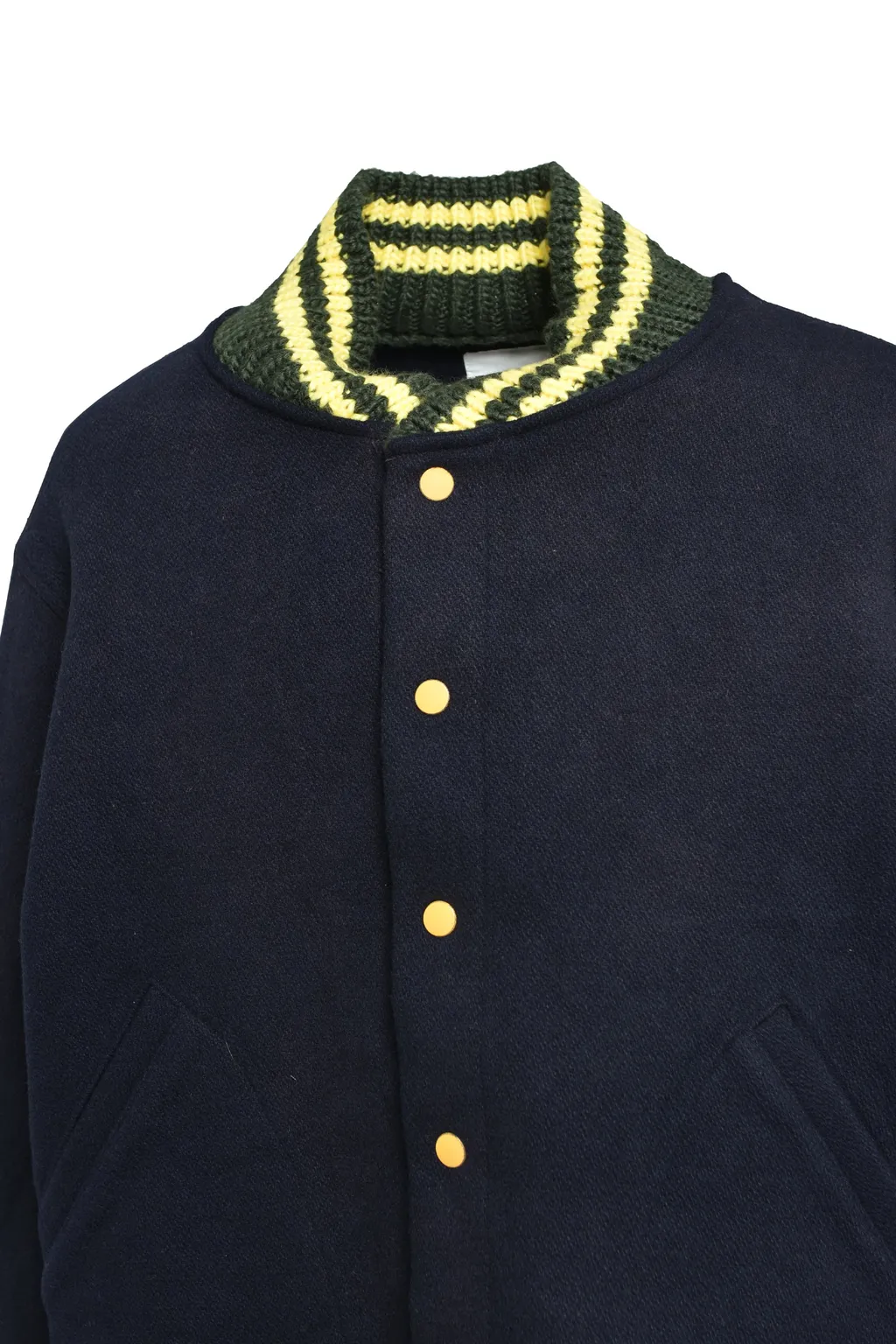 St. Maclaren Univ. Varsity Jacket Aged / Aged Nvy×Yel