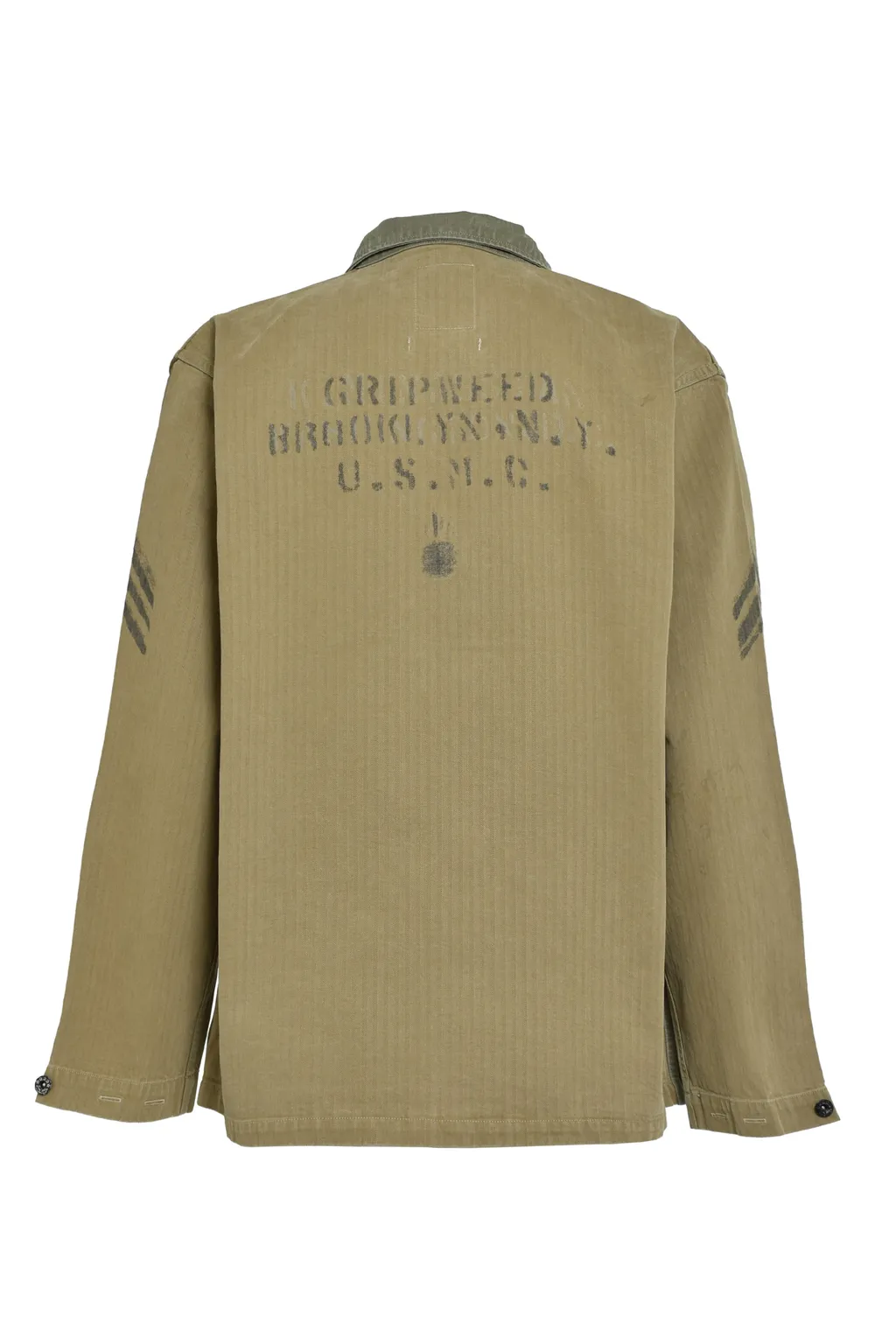 Usmc M44 Hbt Two-Tone Jacket Aged / Aged Od Two-Tone