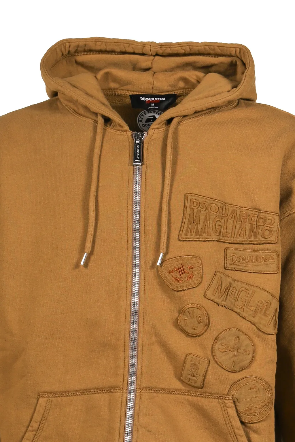 Relax Fit Zipped Hoodie / Cocoa