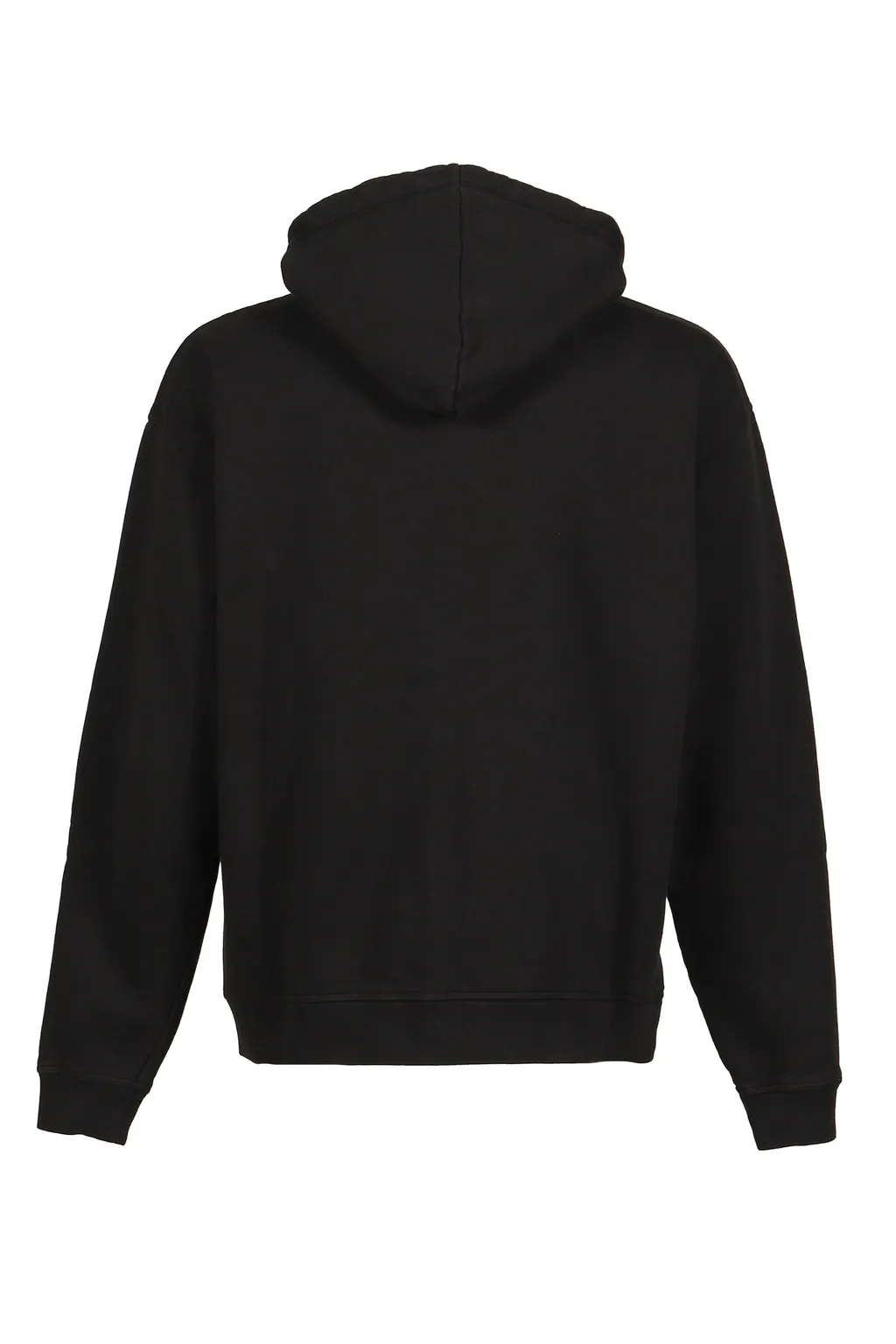 Relax Fit Zipped Hoodie / Black