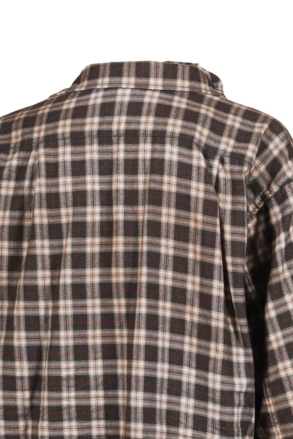 Butch Check Shirt / Cha / White