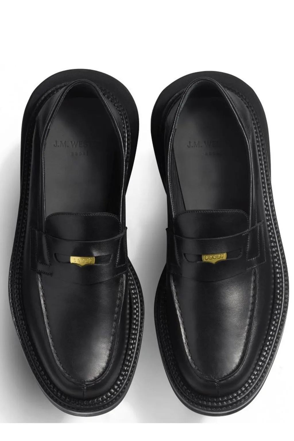 J.M. Weston Sacai Mule Loafers