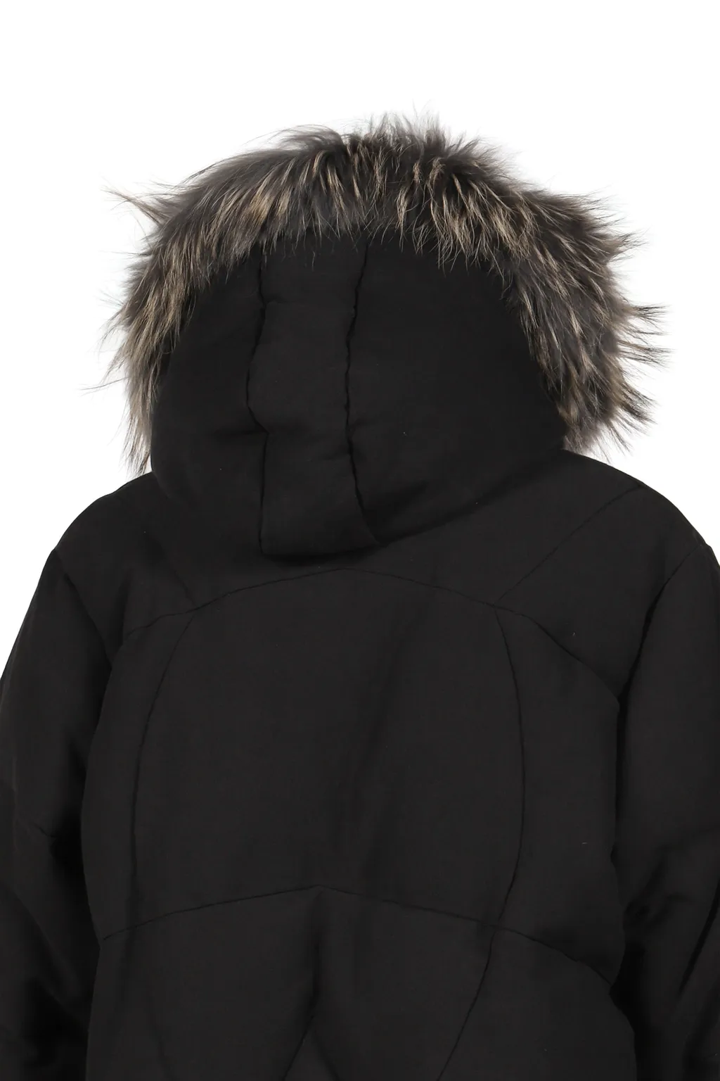 Slide Fur Down Jacket / Black