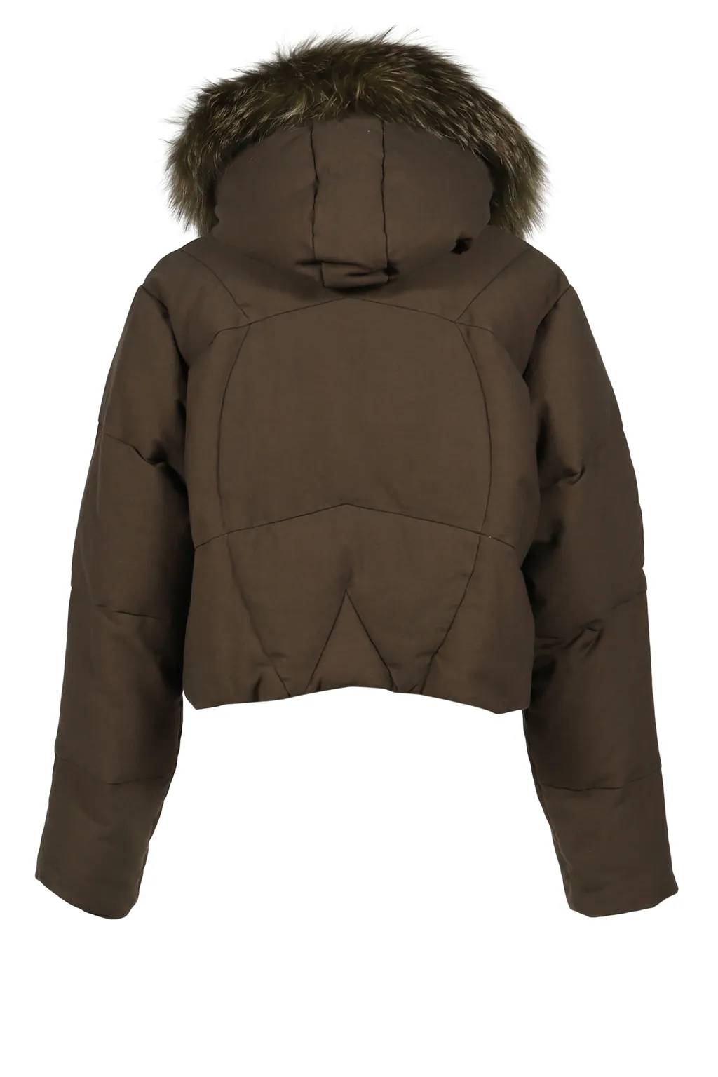 Slide Fur Down Jacket / Dust