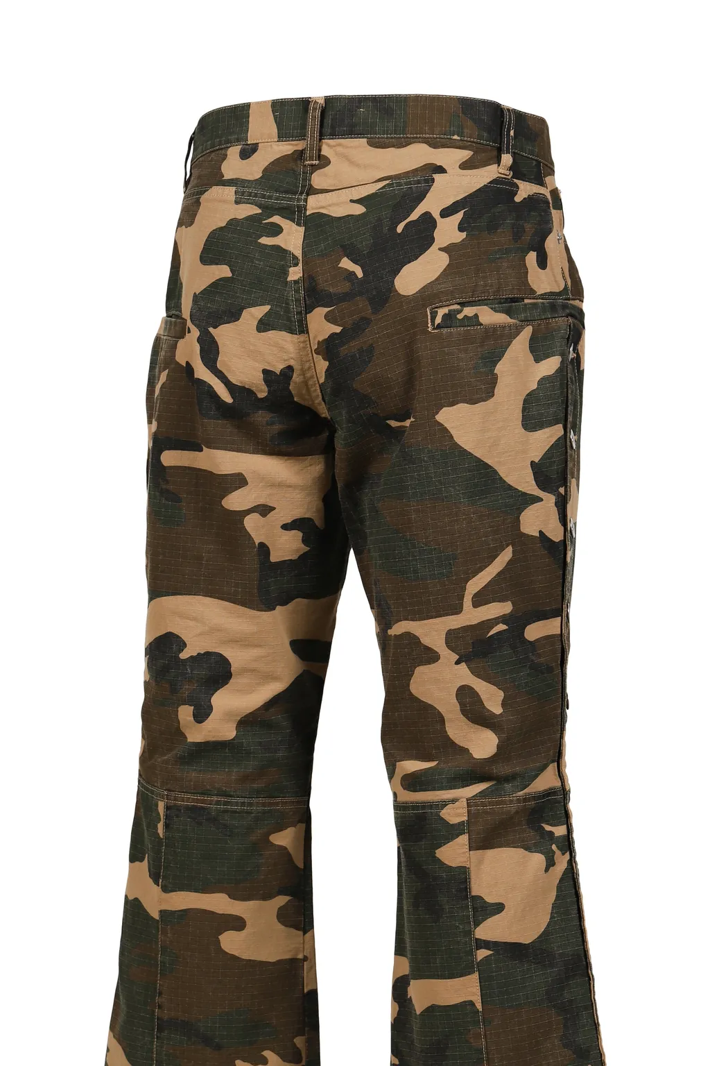 Side Button Pants / Camo