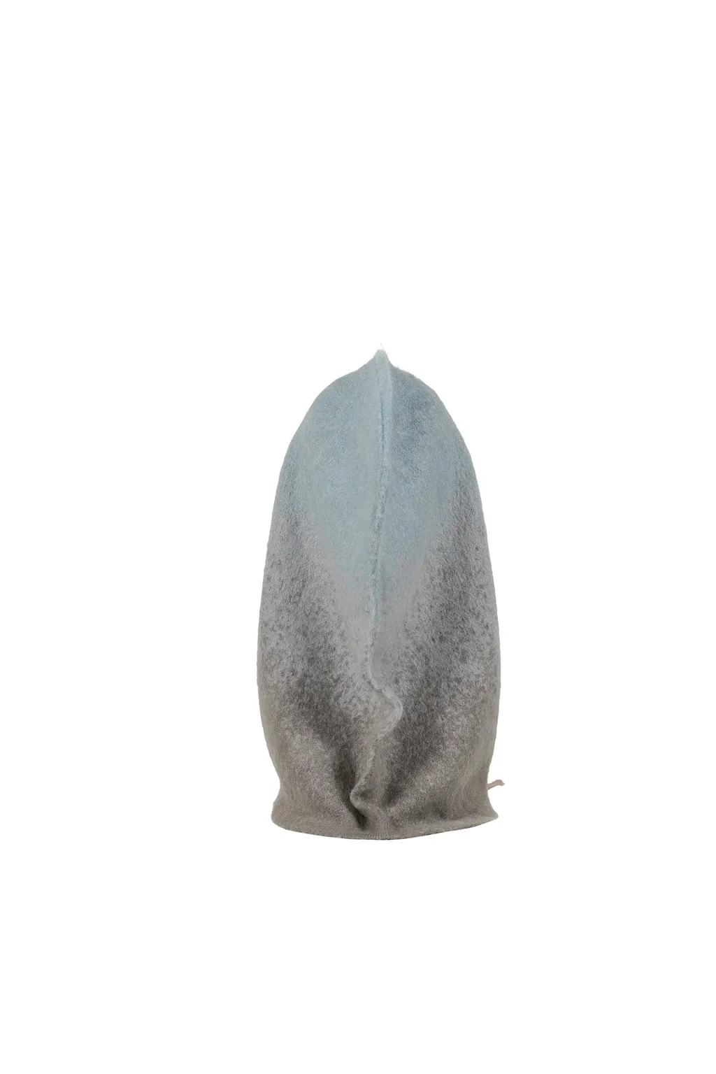 Mohair Knit Hood Balaclava / Blu Gry
