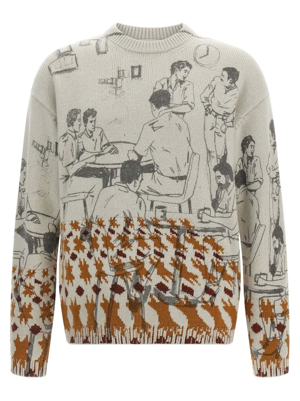 Jw Anderson Print Jacquard Jumper