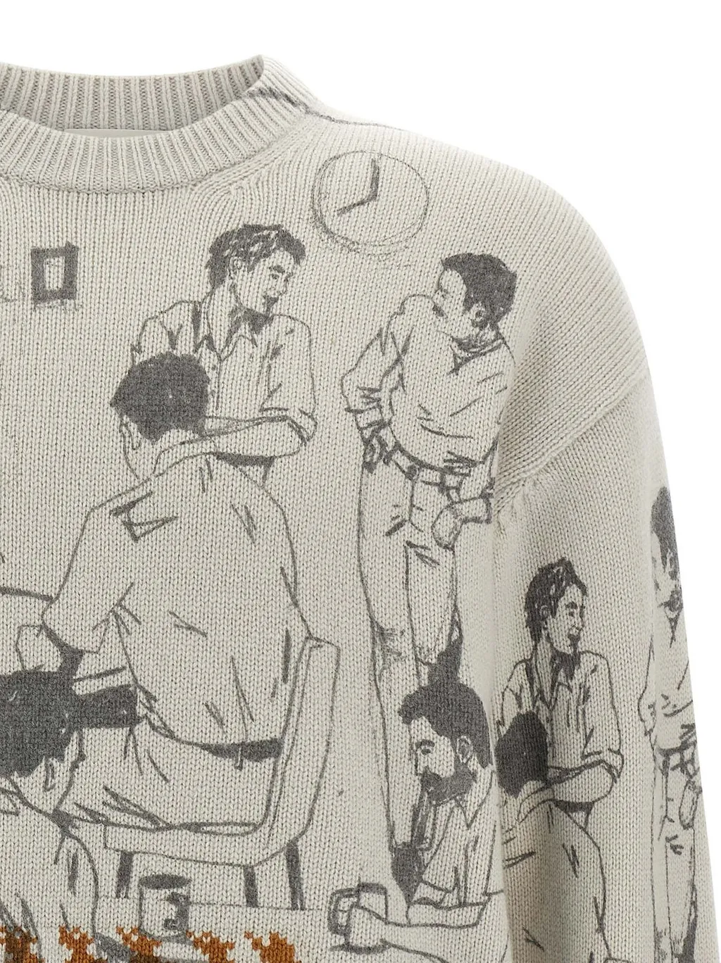 Jw Anderson Print Jacquard Jumper