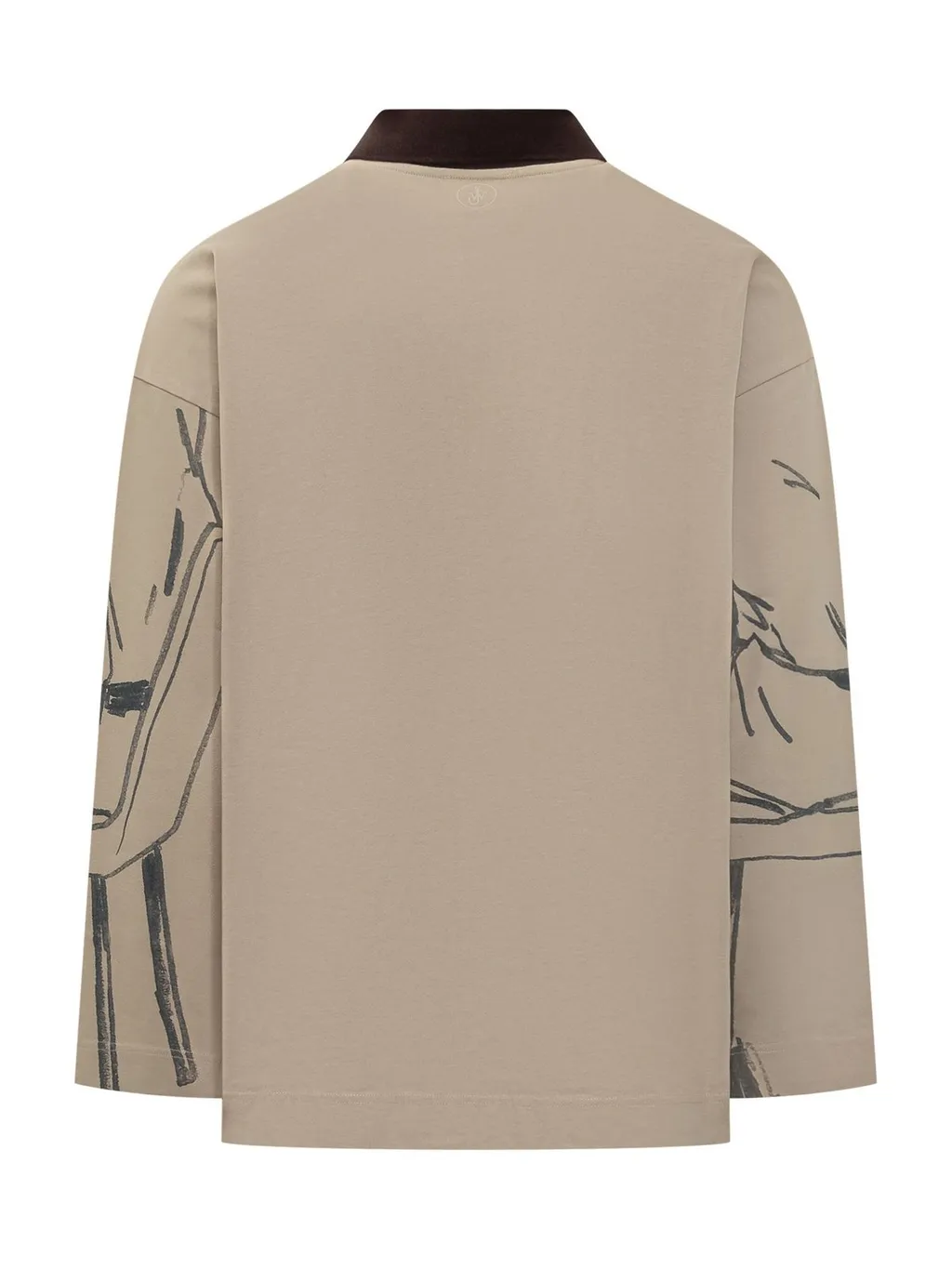 Jw Anderson Printed Rugby Sweatshirt