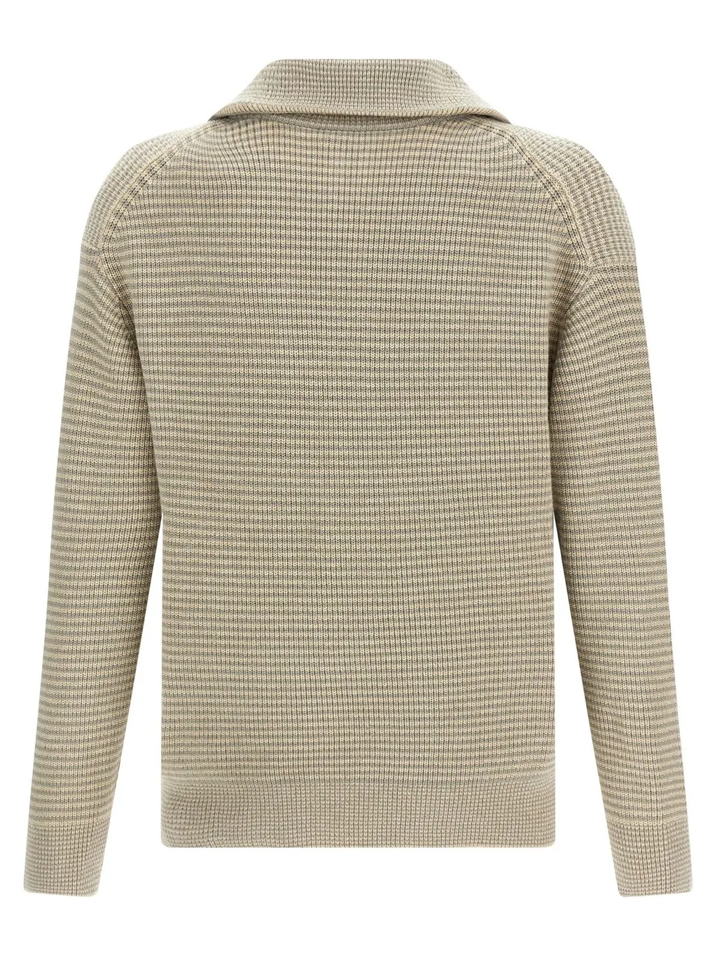 Jw Anderson Striped Half-Zipped Jumper