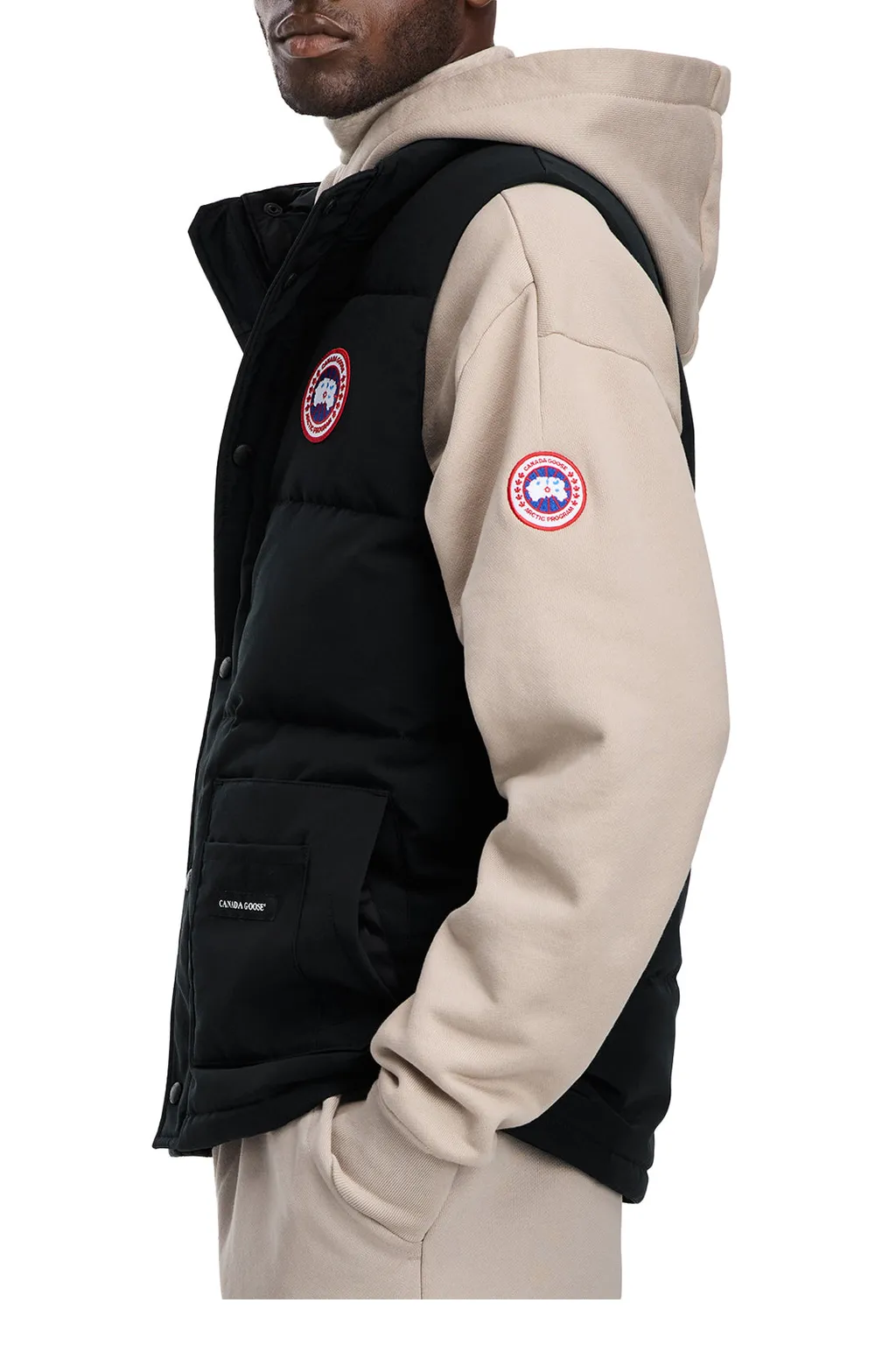 Freestyle Crew Vest - Cr / Blk