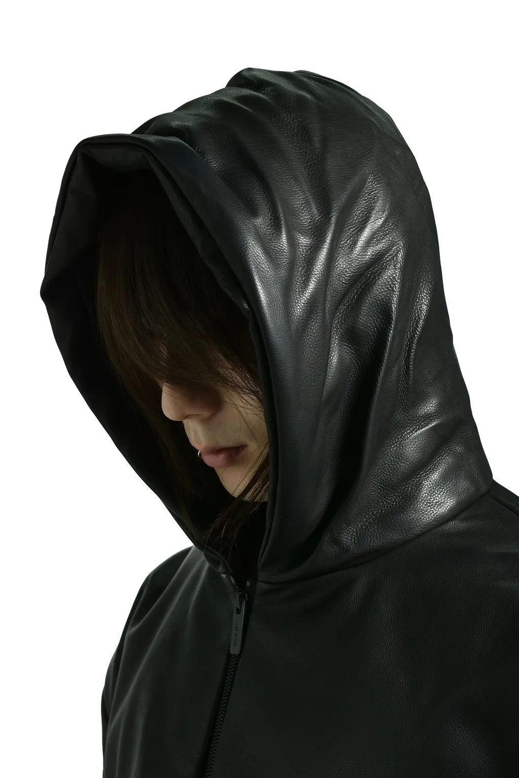 Hooded Bomber Jacket / Black