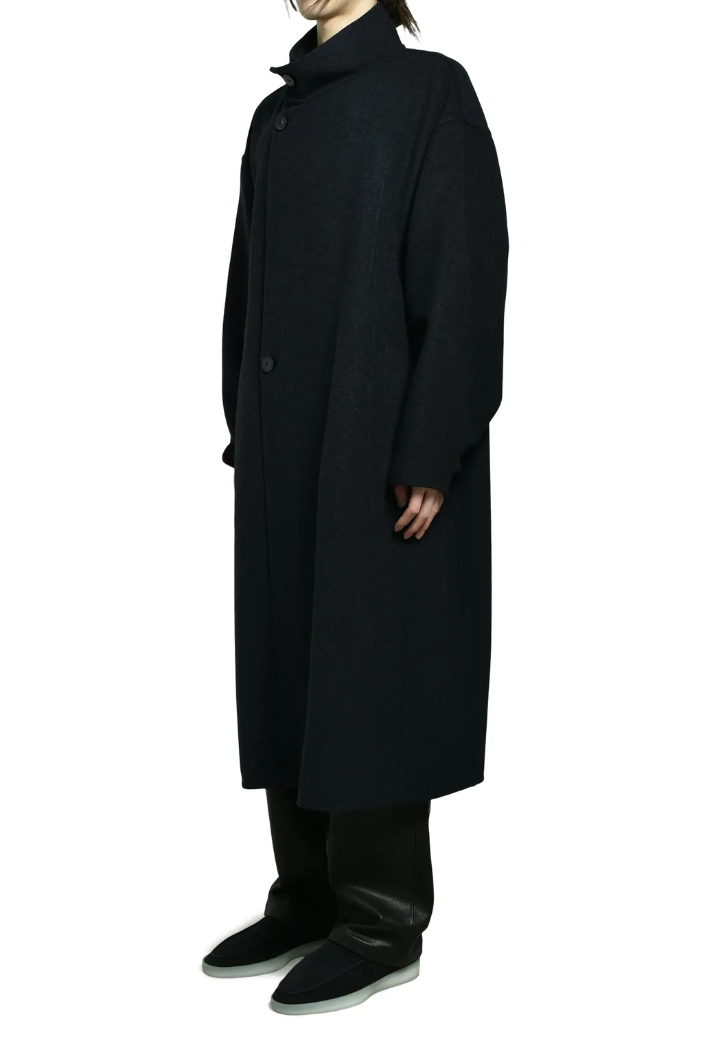 Highneck Coat / Charcoal